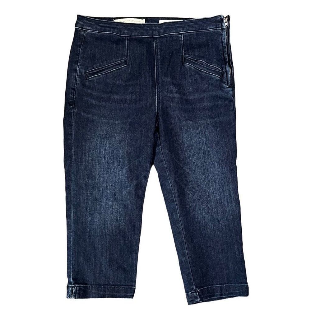 Pilcro and the Letterpress Womens Legging High Rise Denim Cropped Blue Size 28